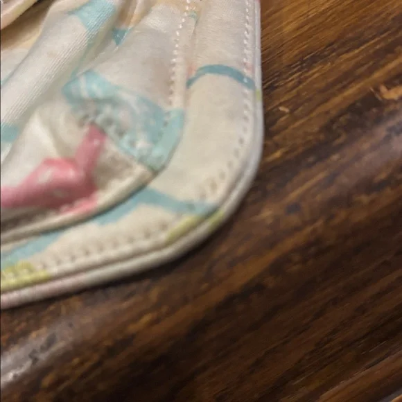 Coach pastel scribble Double pocket wristlet Y2K - Picture 6 of 8